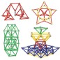 Set constructie magnetic 3D, 230 piese, joc educativ creativ, varsta 6+, ProCart