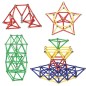 Set constructie magnetic 3D, 138 piese, joc educativ varsta 6+, ProCart Set constructie magnetic 3D, 138 piese, joc educativ varsta 6+, ProCart