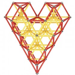 Set constructie magnetic 3D, 138 piese, joc educativ varsta 6+, ProCart