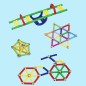 Set constructie magnetic 3D, 138 piese, joc educativ varsta 6+, ProCart Set constructie magnetic 3D, 138 piese, joc educativ varsta 6+, ProCart