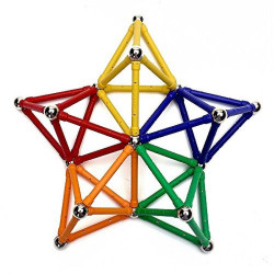 Set constructie magnetic 3D, 138 piese, joc educativ varsta 6+, ProCart