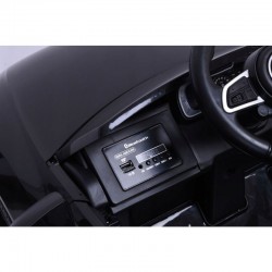 Masina electrica pentru copii, Audi R8, telecomanda, scaune piele ecologica, neagra