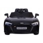 Masina electrica pentru copii, Audi R8, telecomanda, scaune piele ecologica, neagra