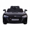 Masina electrica pentru copii, Audi R8, telecomanda, scaune piele ecologica, neagra