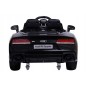 Masina electrica pentru copii, Audi R8, telecomanda, scaune piele ecologica, neagra