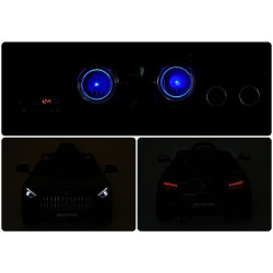 Masina electrica copii, Mercedes-Benz AMG, bluetooth, 2 motoare, rosie