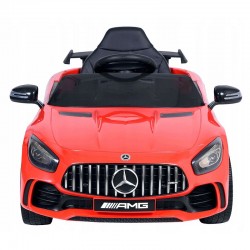 Masina electrica copii, Mercedes-Benz AMG, bluetooth, 2 motoare, rosie