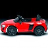 Masina electrica copii, Audi R8, telecomanda, radio Bluetooth, centuri siguranta