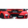 Masina electrica copii, Audi R8, telecomanda, radio Bluetooth, centuri siguranta