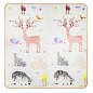 Joc interactiv, covoras termic spuma 180x180 cm, dublu, impermeabil, antiderapant, grosime 1 cm