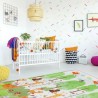 Joc interactiv, covoras termic spuma 180x180 cm, dublu, impermeabil, antiderapant, grosime 1 cm