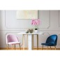 Orhidee artificiala decorativa roz, 24 flori si boboci, ghiveci, inaltime 65 cm
