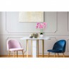 Orhidee artificiala decorativa roz, 24 flori si boboci, ghiveci, inaltime 65 cm