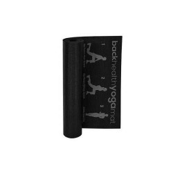 Saltea yoga, imprimeu 28 pozitii Pilates, antiderapanta, PVC moale