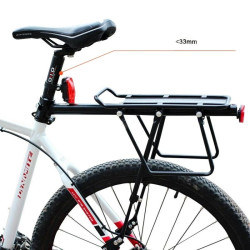Portbagaj bicicleta, universal, sustinere triunghiulara, margini protectie