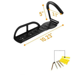 Suport bicicleta, fixare pe perete, universal, metalic, prindere carlig