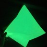 Material fosforescent verde, 1.22x1m, efect reflectorizant, greutate 210g/mp