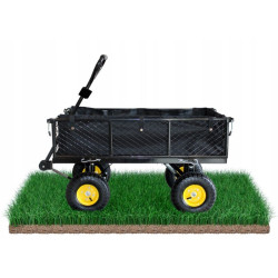 Carucior de gradina, maxim 500 kg, husa detasabila, structura metal