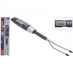 Termometru digital pentru carne, 2 functii, afisaj iluminat LED, sonda