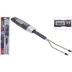 Termometru digital pentru carne, 2 functii, afisaj iluminat LED, sonda