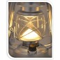Felinar retro, 16 LED-uri alb cald, maner transport, agatatoare, metal Felinar retro, 16 LED-uri alb cald, maner transport, agatatoare, metal