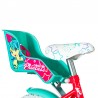 Bicicleta 12 inch, cos cumparaturi, roti ajutatoare, scaun papusi, Princess Cosmic