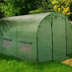 Sera tip tunel 2x2x2 m pentru gradina, cadru metalic, filtru UV, ferestre cu plase pentru tantari