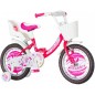 Bicicleta roti 16 inch, cos si scaun papusi, roti ajutatoare, Fair Pony roz Bicicleta roti 16 inch, cos si scaun papusi, roti ajutatoare, Fair Pony roz