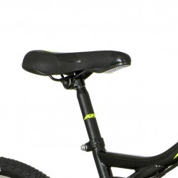 Bicicleta MTB 26 inch, 18 viteze schimbator Shimano, amortizoare, frane pe saboti, Explorer verde neon