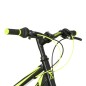 Bicicleta MTB 26 inch, 18 viteze schimbator Shimano, amortizoare, frane pe saboti, Explorer verde neon
