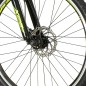 Bicicleta MTB 26 inch, 18 viteze schimbator Shimano, amortizoare, frane pe saboti, Explorer verde neon
