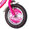 Bicicleta roti 16 inch, cos si scaun papusi, roti ajutatoare, Fair Pony roz