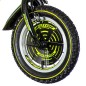 Bicicleta 16 inch, 2 roti ajutatoare, frana V-Brake, Footbal, galben neon Bicicleta 16 inch, 2 roti ajutatoare, frana V-Brake, Footbal, galben neon