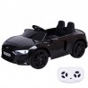 Masina electrica pentru copii, Audi R8, telecomanda, scaune piele ecologica, neagra