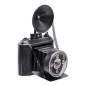 Ceas de masa, forma aparat fotografiat, stil retro, metal Ceas de masa, forma aparat fotografiat, stil retro, metal