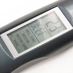 Termometru digital pentru carne, 2 functii, afisaj iluminat LED, sonda