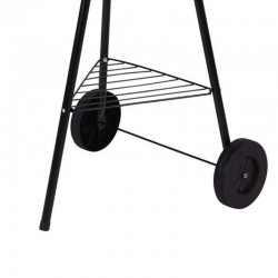 Gratar pe carbuni, forma rotunda, inaltime grilaj reglabila, roti, maner