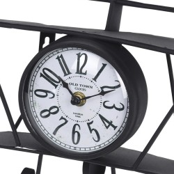 Ceas forma avion, retro, decorativ, metal
