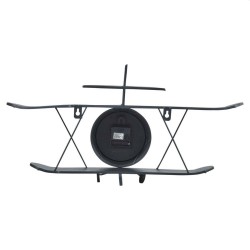 Ceas forma avion, retro, decorativ, metal