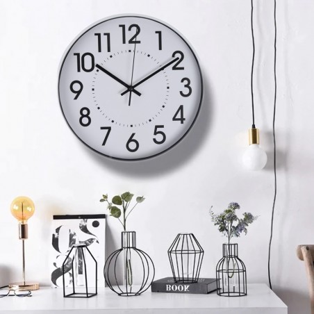 Ceas de perete, stil clasic, 30 cm, afisaj analog