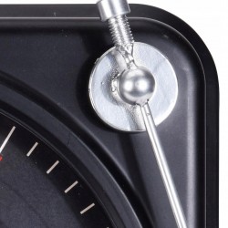 Ceas de perete Gramofon, analog, cifre si liniute, design retro, 35 cm