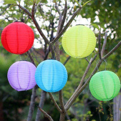 Lampion solar LED, 28 cm, rezistent la apa, sistem de prindere