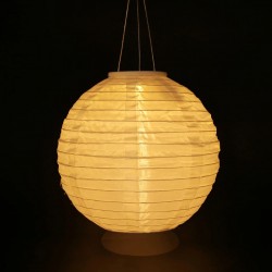 Lampion solar LED, 28 cm, rezistent la apa, sistem de prindere