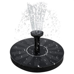 Fantana cu incarcare solara, 4 duze, jet 40 cm, diametru 13 cm, IPX8