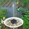 Fantana cu incarcare solara, 4 duze, jet 40 cm, diametru 13 cm, IPX8