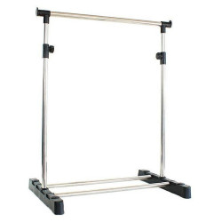 Suport umerase imbracaminte, inaltime reglabila 64-116 cm, raft incaltaminte