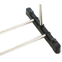 Suport umerase imbracaminte, inaltime reglabila 64-116 cm, raft incaltaminte