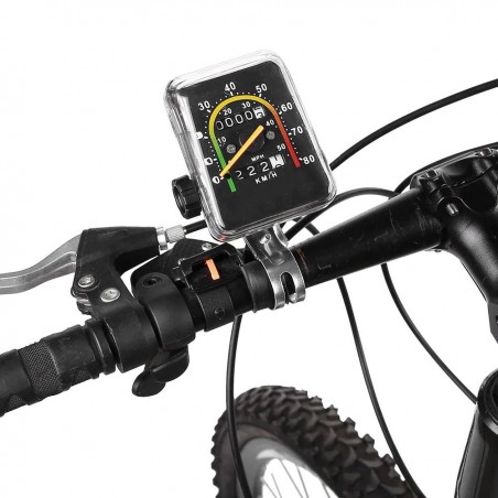 Kilometraj mecanic pentru bicicleta, vitezometru resetabil analog, cablu transmisie, resigilat