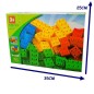 Cuburi de construit, 76 piese colorate, plastic, 3 ani+ Cuburi de construit, 76 piese colorate, plastic, 3 ani+