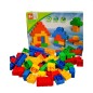 Cuburi de construit, 76 piese colorate, plastic, 3 ani+ Cuburi de construit, 76 piese colorate, plastic, 3 ani+